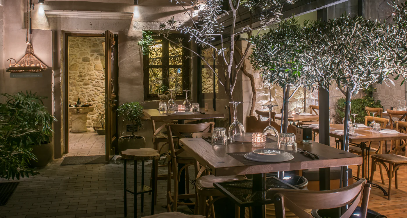 Peskesi restaurant, a Rawdrops partner in Crete